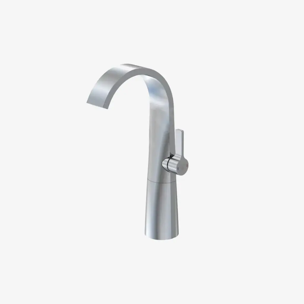 Mitigeur lavabo rehaussée col de cygne série 280 chromé  